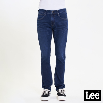 Lee 男款 709 低腰合身小直筒牛仔褲 深藍洗水