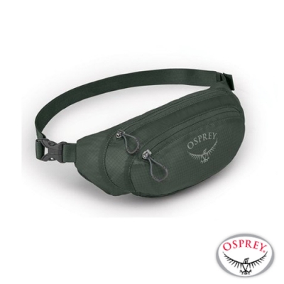 OSPREY 新款 Ultralight Stuff Waist Pack 2L 可調式超輕透氣多功能腰包 暗影灰 R