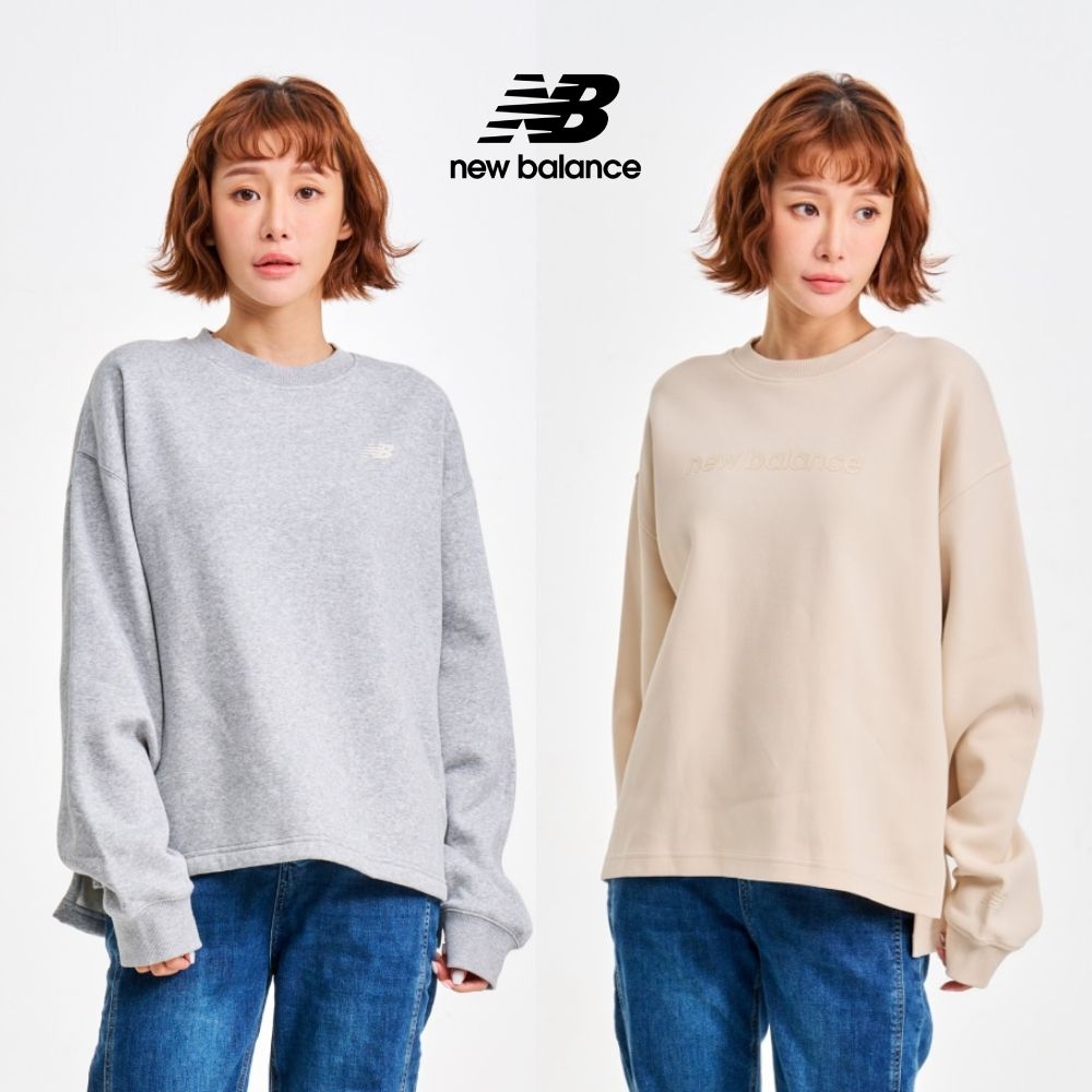 水兒著用款【New Balance】長袖上衣_女性_(WT33532AG/WT41556LIN) (淺灰色_WT33532AG)