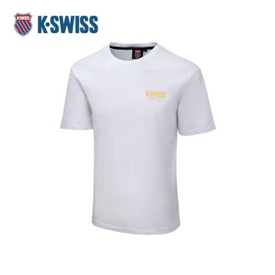 K-SWISS 短袖T恤 26SS TEE 19 M 短上衣 男短袖上衣 白色 1013682-161