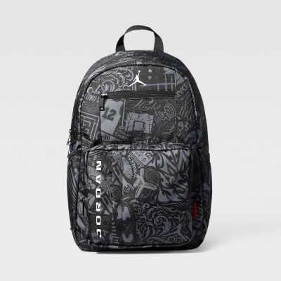 Nike 耐吉 [JA9852-010] 男 後背包 運動 休閒 多隔層 耐用 黑 灰