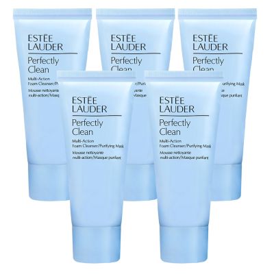 ESTEE LAUDER雅詩蘭黛 細緻煥采雙效淨化潔面乳(30ml) 5入【原廠公司貨】