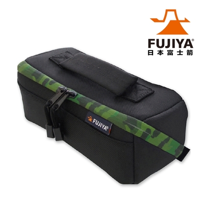 【FUJIYA日本富士箭】(限量)高緩衝大開口工具收納袋(中)-迷彩綠/黑(FHC-MG)