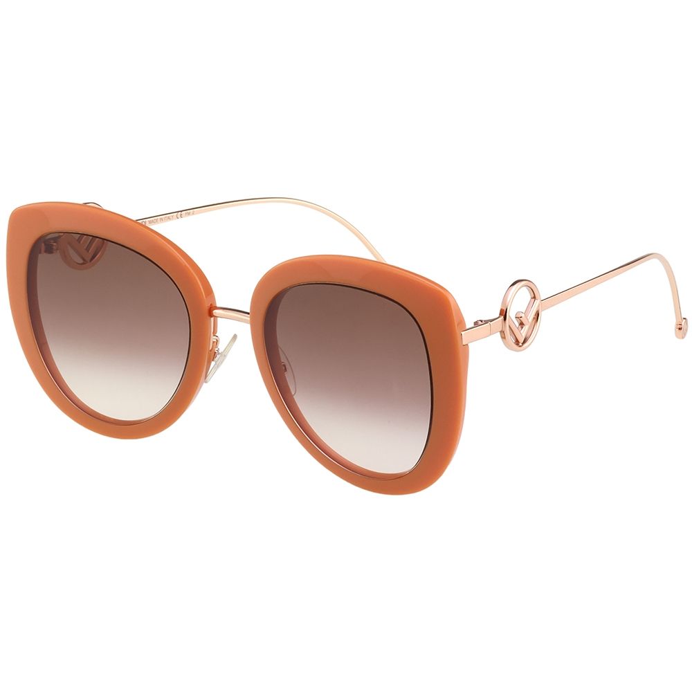 FENDI 太陽眼鏡(橘色)FF0409S