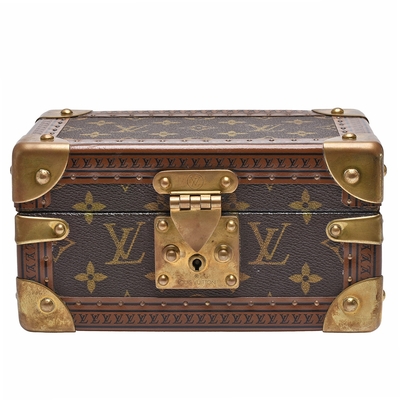 LV Louis Vuitton路易威登 M47004 經典COFFRET TRESOR 20 Monogram帆布硬面行李箱