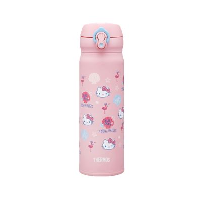 THERMOS膳魔師HelloKitty不鏽鋼超輕量彈蓋真空保溫瓶500ml(JNL-504KT-SSFM)