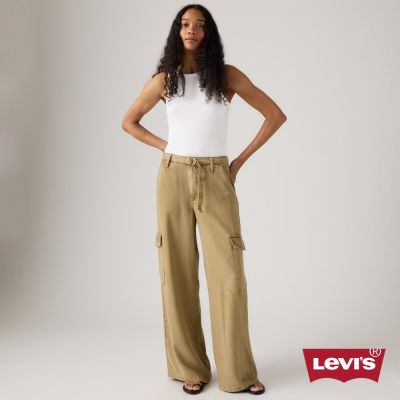Levi s Baggy Dad 女款 中腰 寬鬆褲 直筒卡其褲 熱賣單品