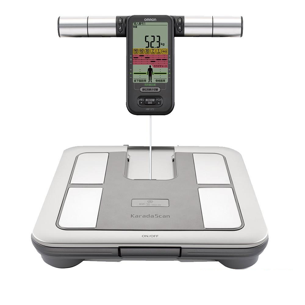 OMRON KaradaScan HBF-375 体重計 Omron Karada Scan Composição e Escala Corporal | HBF-375