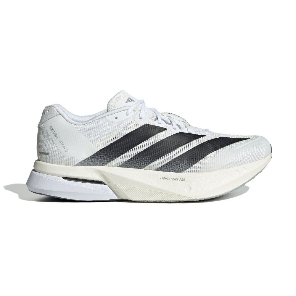 Adidas Adizero Boston 13 男鞋 女鞋 白黑色 舒適 運動 休閒 健身 緩震 慢跑鞋 JS4939