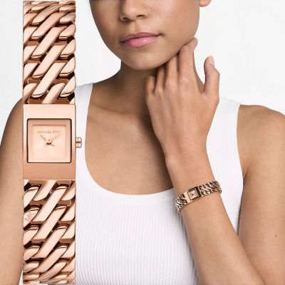 Michael Kors MK Darrington 時尚手鍊式女錶 618限定禮遇 送禮推薦-14mm MK4908