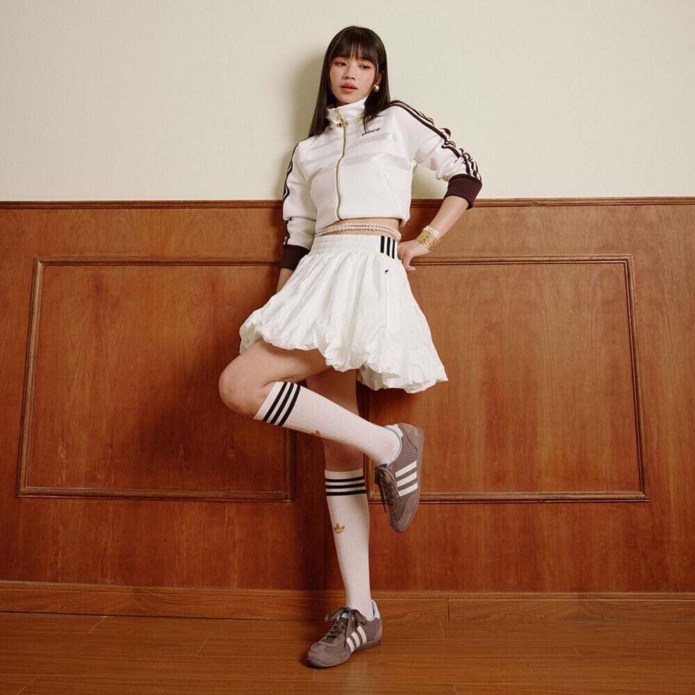 Adidas 愛迪達Bubble Skirt W KD8123 女泡泡裙氣球裙運動裙白黑亞版