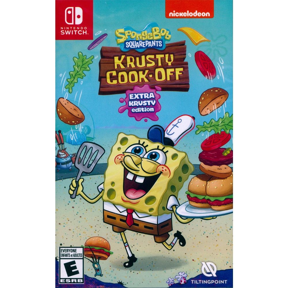 海綿寶寶：蟹堡王烹飪大挑戰 超大蟹堡王版 SpongeBob Squarepants : Krusty Cook-Off  - NS Switch 中英日文美版
