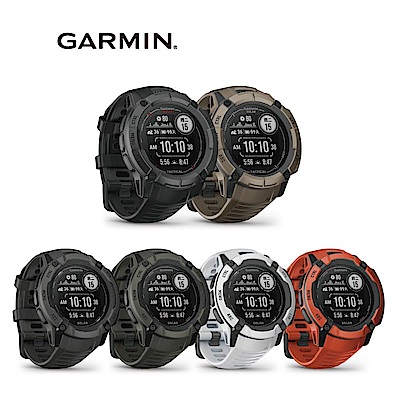 GARMIN INSTINCT 2X Solar 本我系列 太陽能GPS腕錶-石墨黑