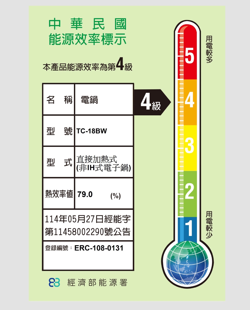 BUFFALO牛頭牌 TC-18BW - 詳情8