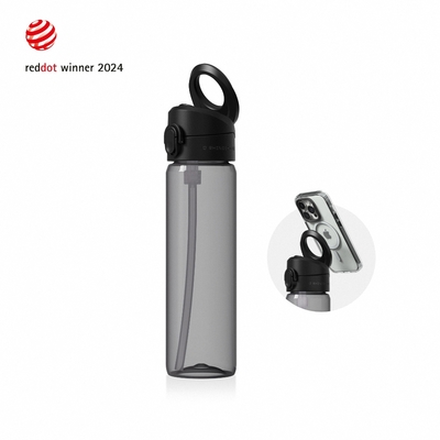 犀牛盾 AquaStand磁吸水壺-Tritan輕量瓶800ml (附吸管)MagSafe兼容