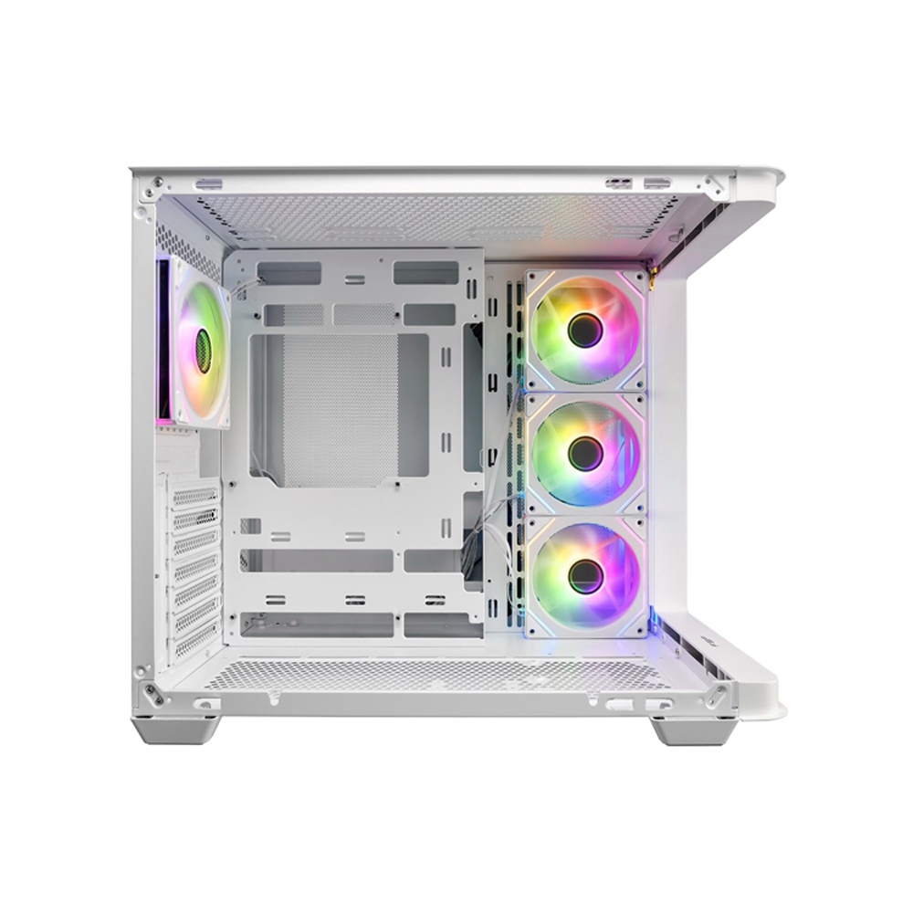 風 CCG 白 フォン FSP 全漢CUT592 USB3.0 x2 / TYPE-C / 14cm ARGB 風扇x4 直立