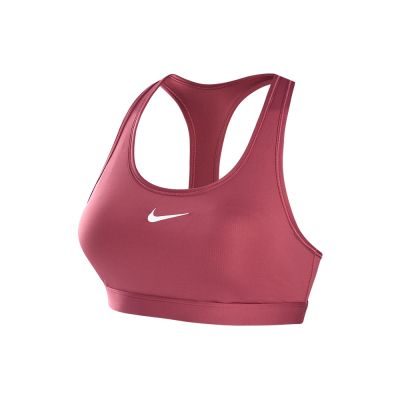 Nike As W Nk Swsh Med Spt Bra 女款 玫紅色 中度支撐 運動內衣 DX6822-654