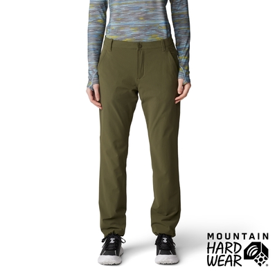 【Mountain Hardwear】Yumalina Lined Pant 防潑水保款刷毛長褲 深松綠 女款 #2095451