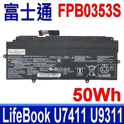 FUJITSU 富士通 FPB0353S 原廠規格 電池 LifeBook U7411 U9311 FPCBP579