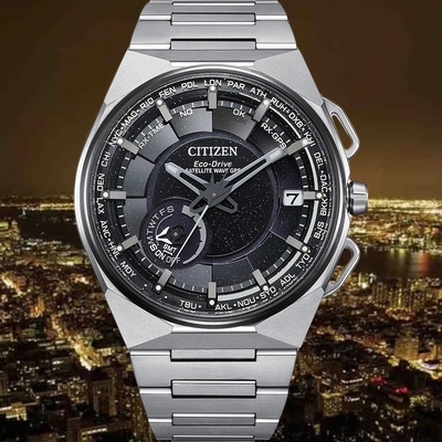 CITIZEN星辰 GENT S系列 Satellite Wave X 限量 GPS鈦金屬光動能手錶 CC3097-52E