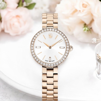 SWAROVSKI 施華洛世奇 Certa 自信優雅石英手錶-30mm 5673013