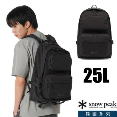 【Snow Peak SK】Dual Tech 後背包 25L.日用通勤電腦書包.雙肩旅遊背包/ SKS26ZUFBP31 DC 深炭灰色