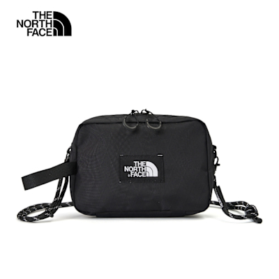 【The North Face 官方旗艦】 北面男女款黑色休閒腰包｜8DJRKX7 斜背包