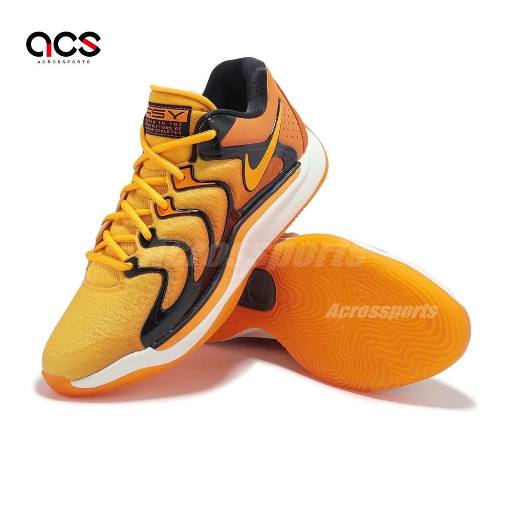 Nike 籃球鞋KD17 EP Slim Reaper 男鞋橘黑Durant 氣墊緩震FJ9488-800