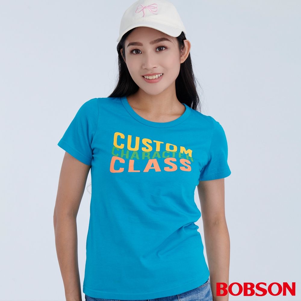 BOBSON 女款印圖T恤 (71107-59)
