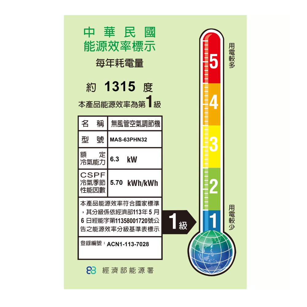 MAXE萬士益 MAS-63PHN32 - 詳情1
