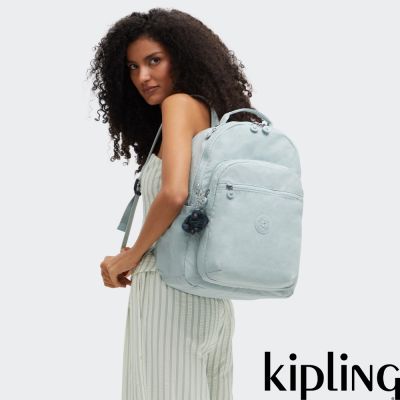 『首爾包』Kipling 薄荷沁綠機能手提後背包-SEOUL