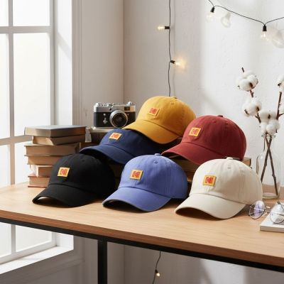 KODAK柯達  經典黃色方形LOGO棒球帽