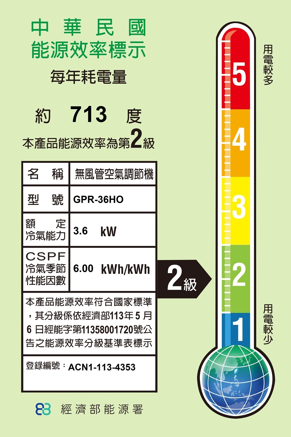 GREE格力 GPR-36HO - 詳情2