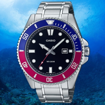 CASIO 可樂圈水鬼 槍魚 200米潛水錶 運動手錶 開學購物季 送禮首選 MDV-107D-1A3