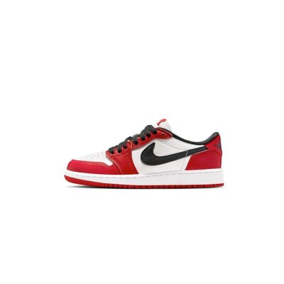 Air Jordan 1 Low OG Chicago GS 2025 芝加哥公牛 黑紅白 女鞋 HQ6999-600