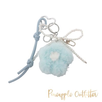 Pineapple Outfitter-雲朵小花珍珠吊飾 YARO-藍色
