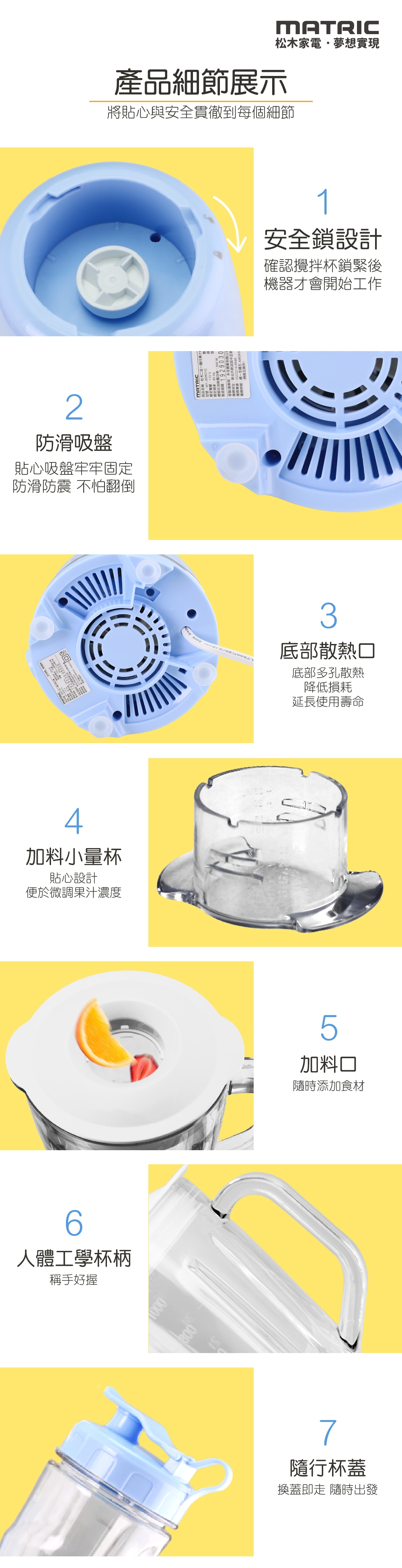 MATRIC松木家電 MY-JB0601G - 詳情7