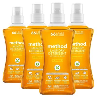 【箱購】Method 美則 4倍濃縮香水洗衣精-夏日甜心1580mlX4