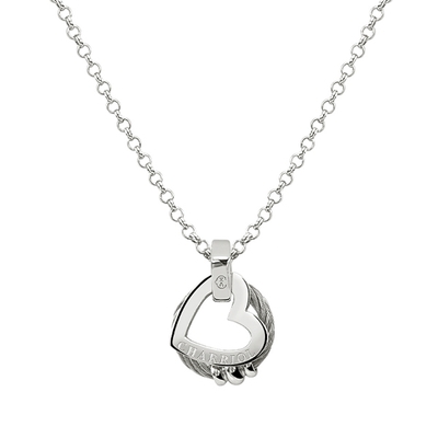 CHARRIOL 夏利豪 Silver necklace with Rh platiing 100 ways to love 鋼索項鍊 周年慶獻禮 送禮推薦