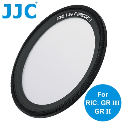 JJC超薄框L39 38層多層膜MC-UV保護鏡F-WMCUVG3適Ricoh理光GR IV IIIx III II即GR4 GR3 GR3x GR2