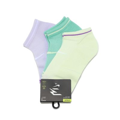Nike 休閒童襪 Lightweight 短襪 大童 透氣 3雙入 綠紫 N32613001GS-004