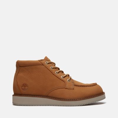 Timberland官方旗艦 男款米色休閒中筒靴|A5NBSEN3