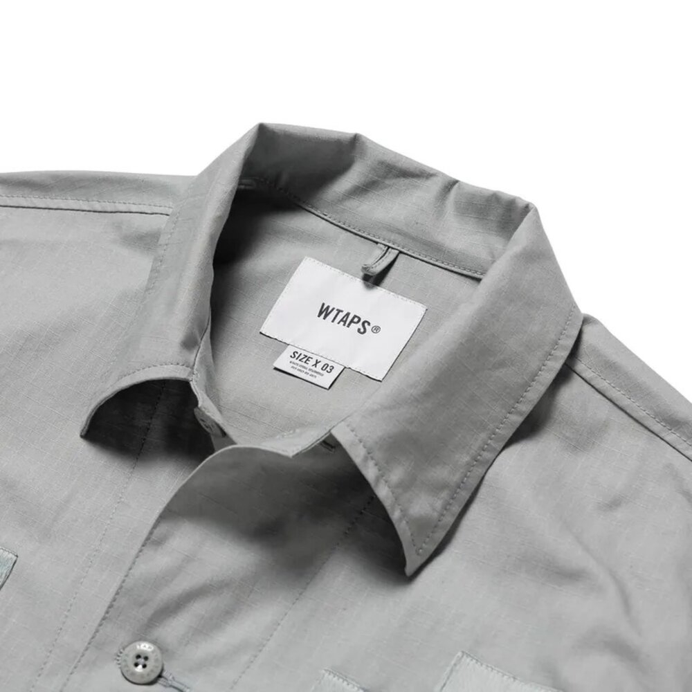 Wtaps Jmod 01/Ls/Cotton.Ripstop GRAY 襯衫灰色251WVDT-SHM01 | 其他