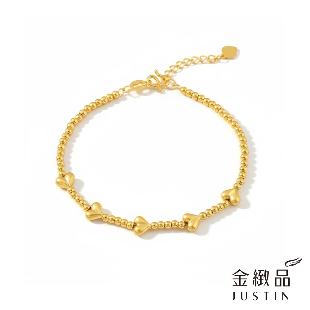 金緻品 黃金手鍊 點點珠串心 1.75錢 5G工藝