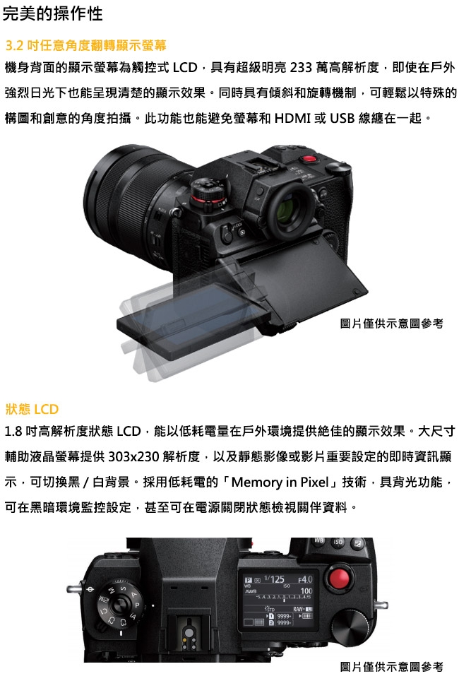 Panasonic國際牌 S1H - 詳情5