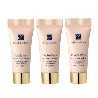 Estee Lauder 雅詩蘭黛 粉持久完美持妝粉底5ml 三入組 1W1#17 台灣專櫃貨