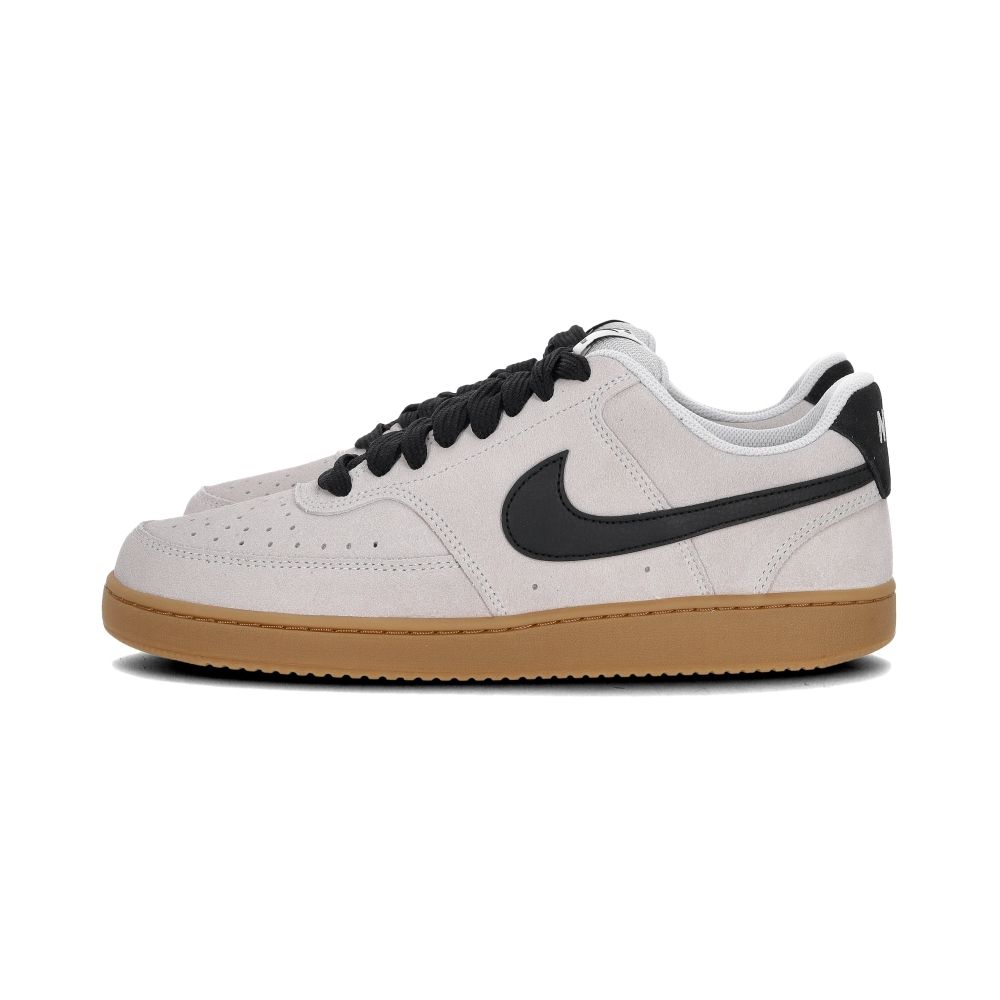 Nike Court Vision Lo Fl 運動鞋 男鞋 休閒鞋 米灰黑色 麂皮 焦糖底 板鞋 IO7727-003