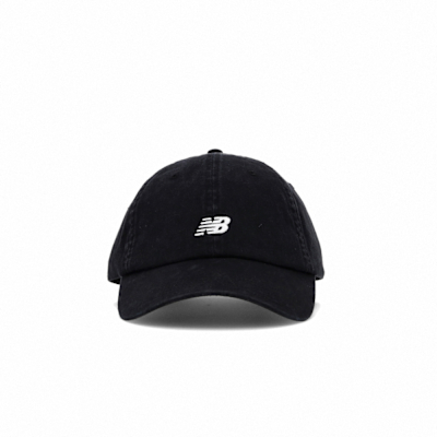 New Balance 6 Panel Patch Logo 黑色 可調帽圍 刺繡 老帽 棒球帽 LAH51004BK