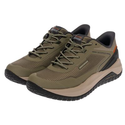 SKECHERS 男鞋 戶外越野系列 瞬穿舒適科技 GO RUN MAX CUSHIONING ZIRRUS - 237815GRY