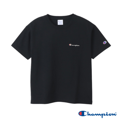 Champion -女款 刺繡LOGO 寬版短T